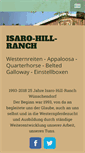 Mobile Screenshot of isaro-hill-ranch.de